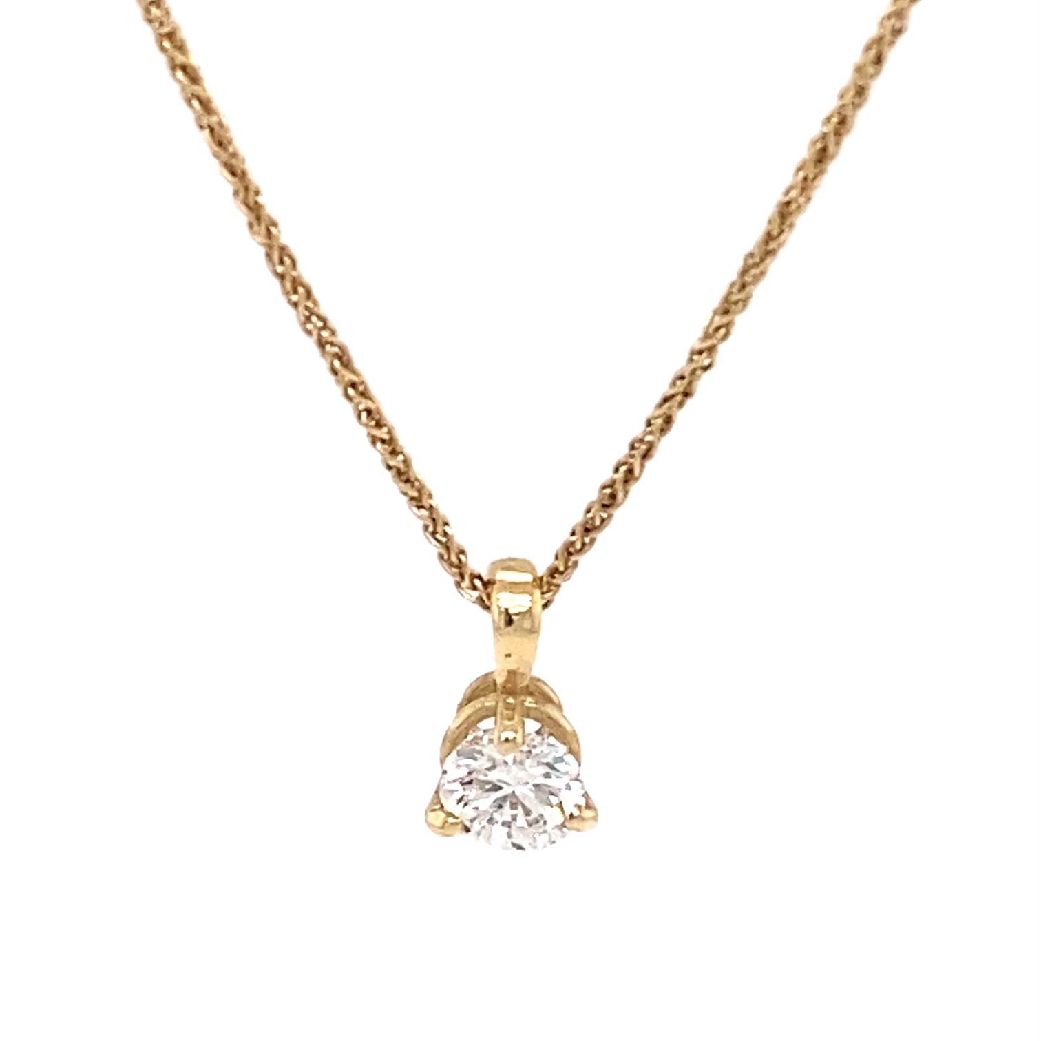 DIAMOND SOLITAIRE PENDANT