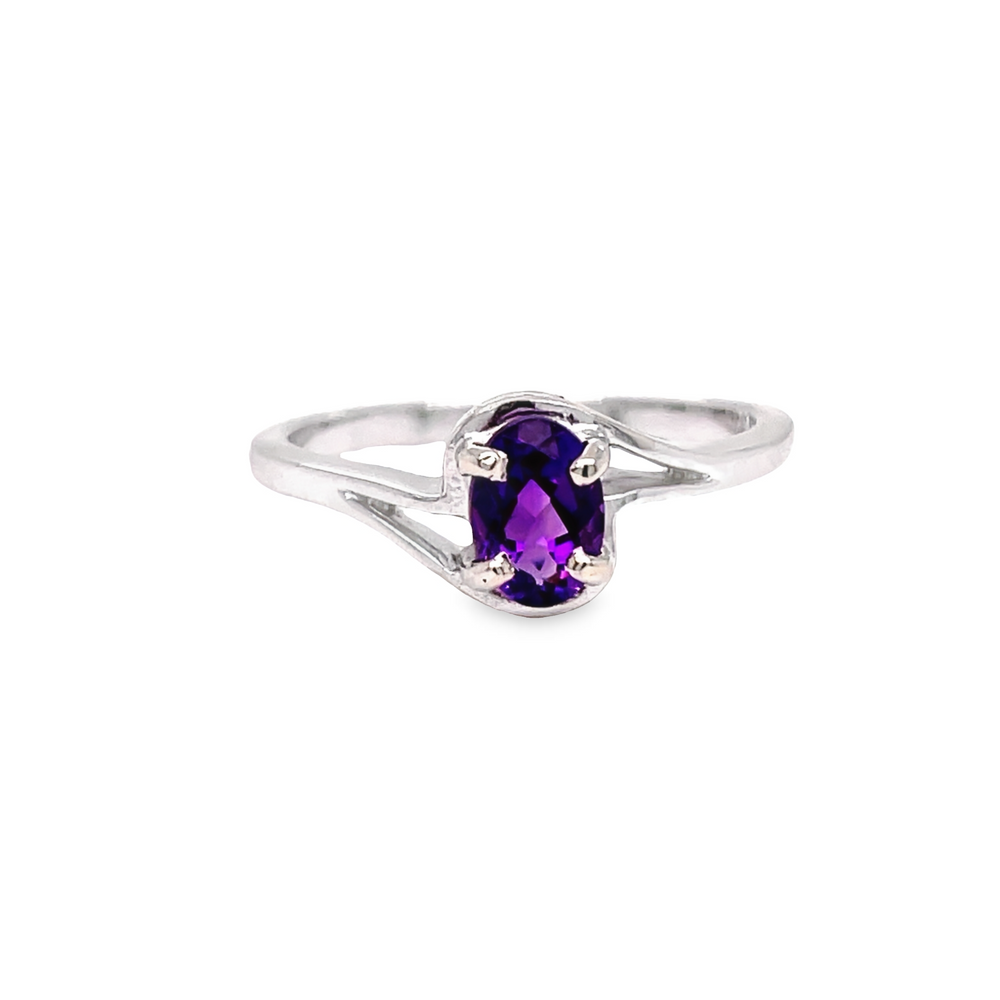 925 Sterling Silver Purple Amethyst Ring Men's Jewelry natural gemston –  Kara Jewels