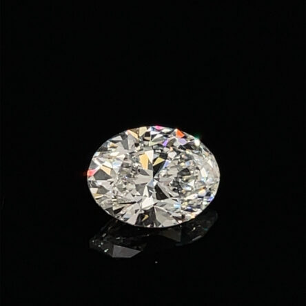 1.01ct F, SI1 Oval Cut Diamond