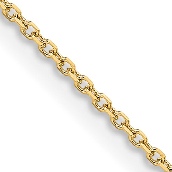 diamond cut rolo chain