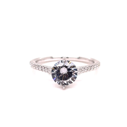 Round Diamond Engagement Ring Semi-Mount