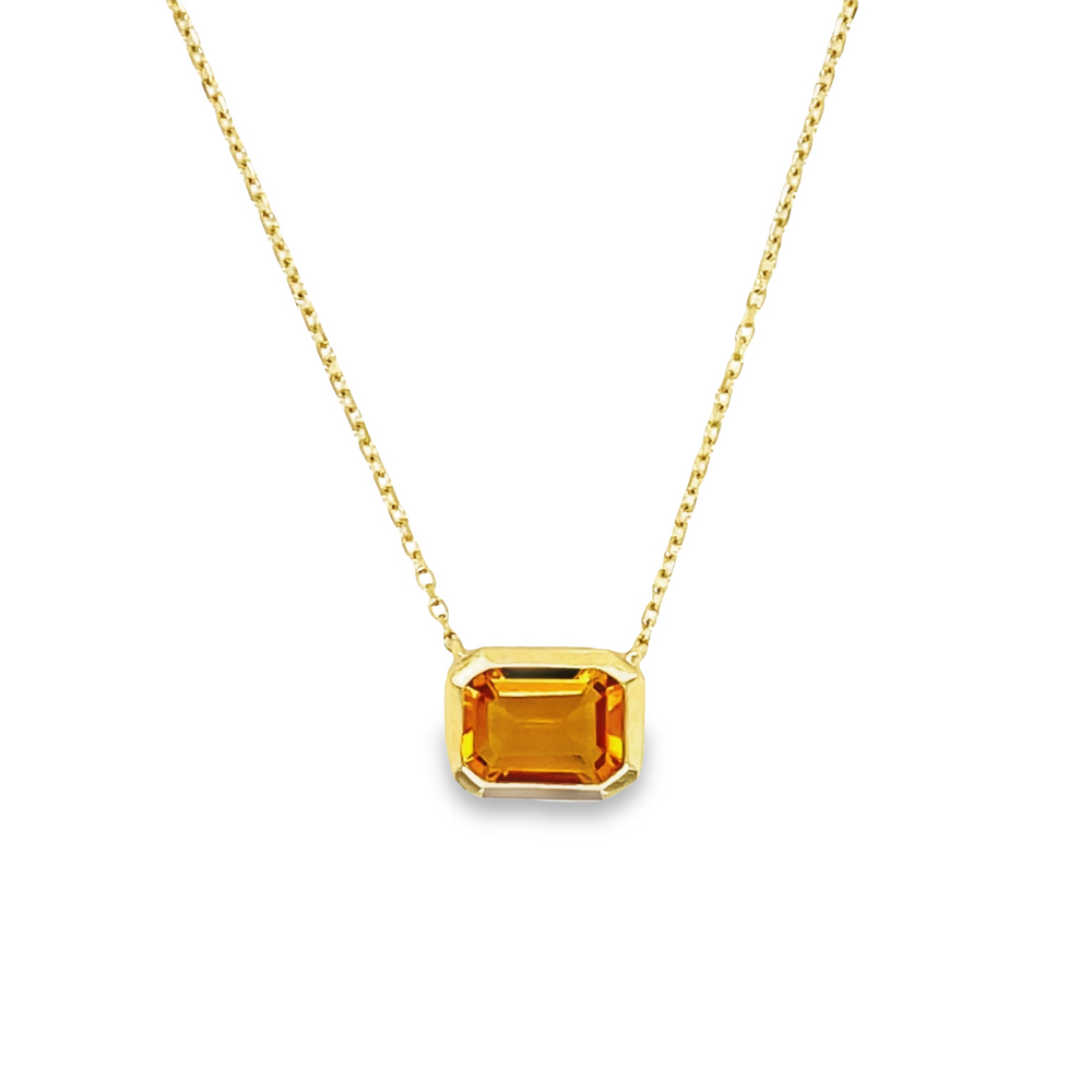 14k Gold Citrine Necklace – Didi Rose Jewelry