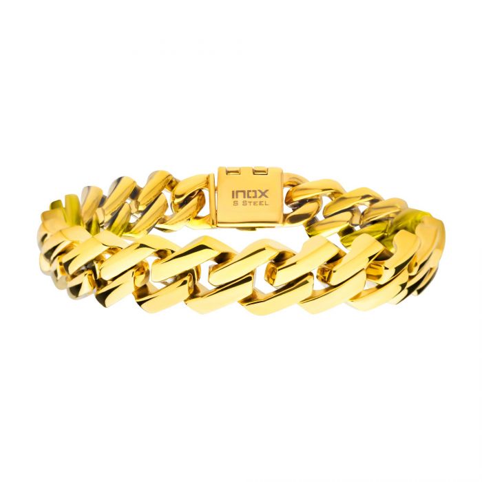 gold plated cuban bracelet