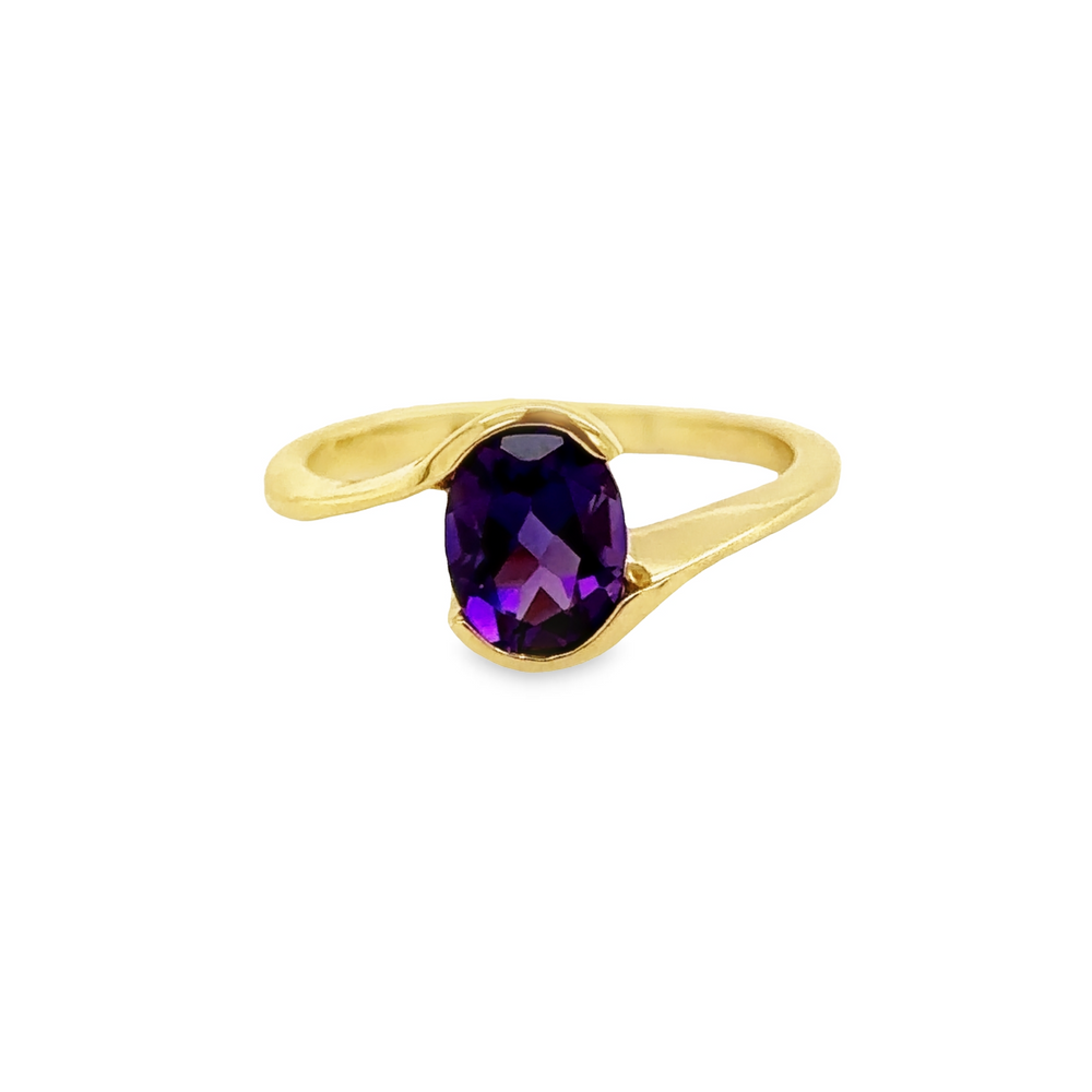 Amazon.com: Natural Purple Colour Amethyst Ring For Women And Girls 925  Sterling Silver Ring Stone Size 6x6 MM Stone Weight 1.15 CTW (Black Rhodium  Plated Silver, 3) : ביגוד, נעליים ותכשיטים