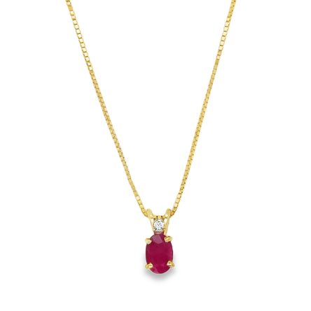 RUBY & DIAMOND NECKLACE