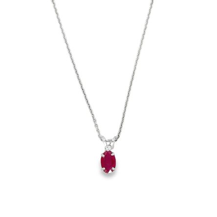 RUBY & DIAMOND NECKLACE