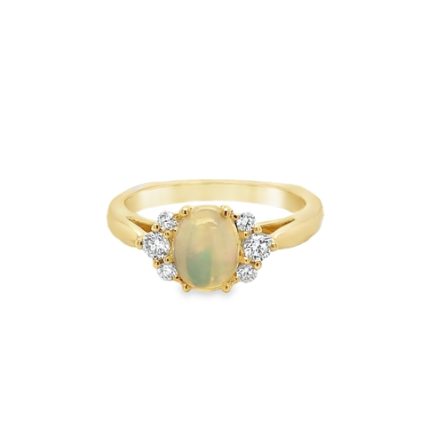 OPAL & DIAMOND RING