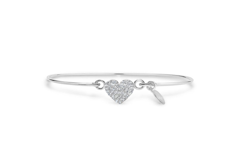 PAVE ICON HEART BRACELET