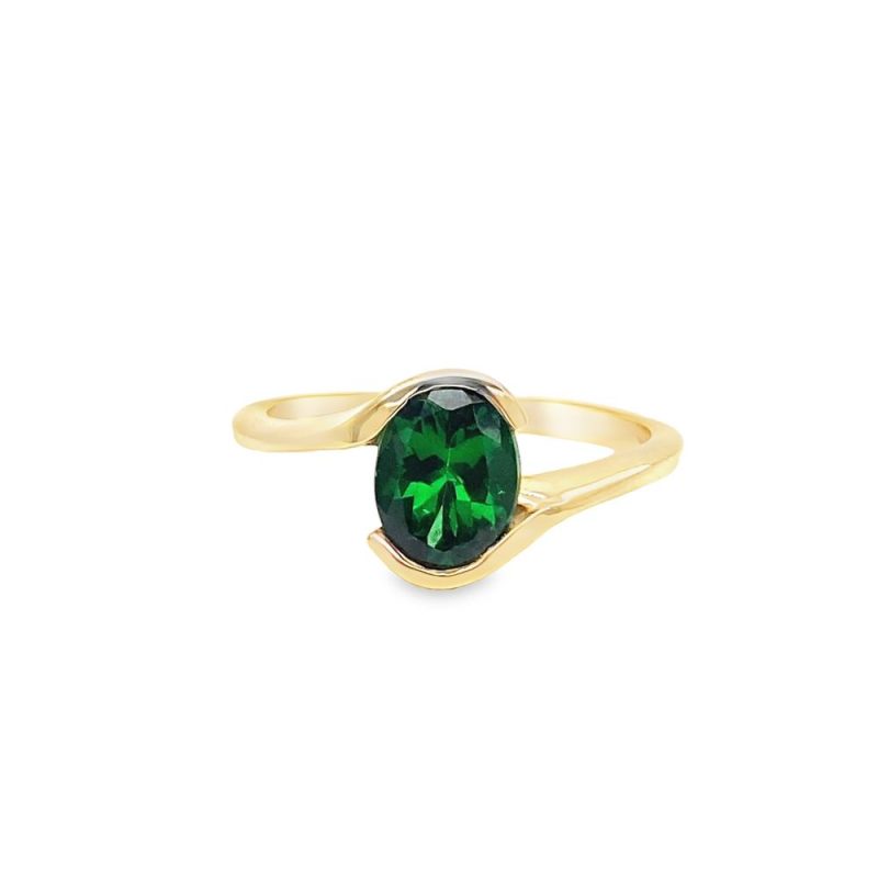TSAVORITE GARNET RING