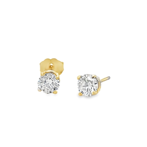 1.01ct TOTAL WEIGHT DIAMOND STUD EARRINGS