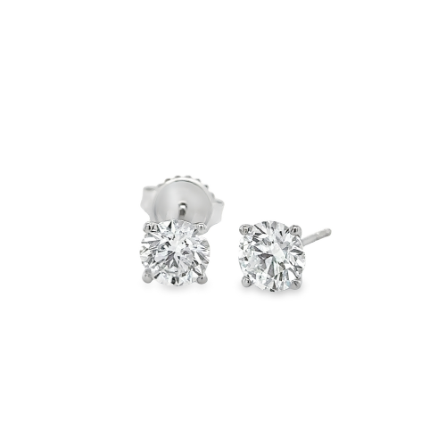 1.80ct TOTAL WEIGHT DIAMOND STUD EARRINGS