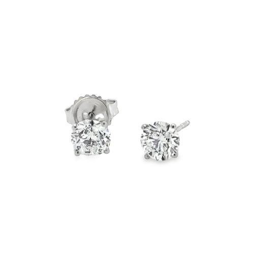 1.40ct TOTAL WEIGHT DIAMOND STUD EARRINGS