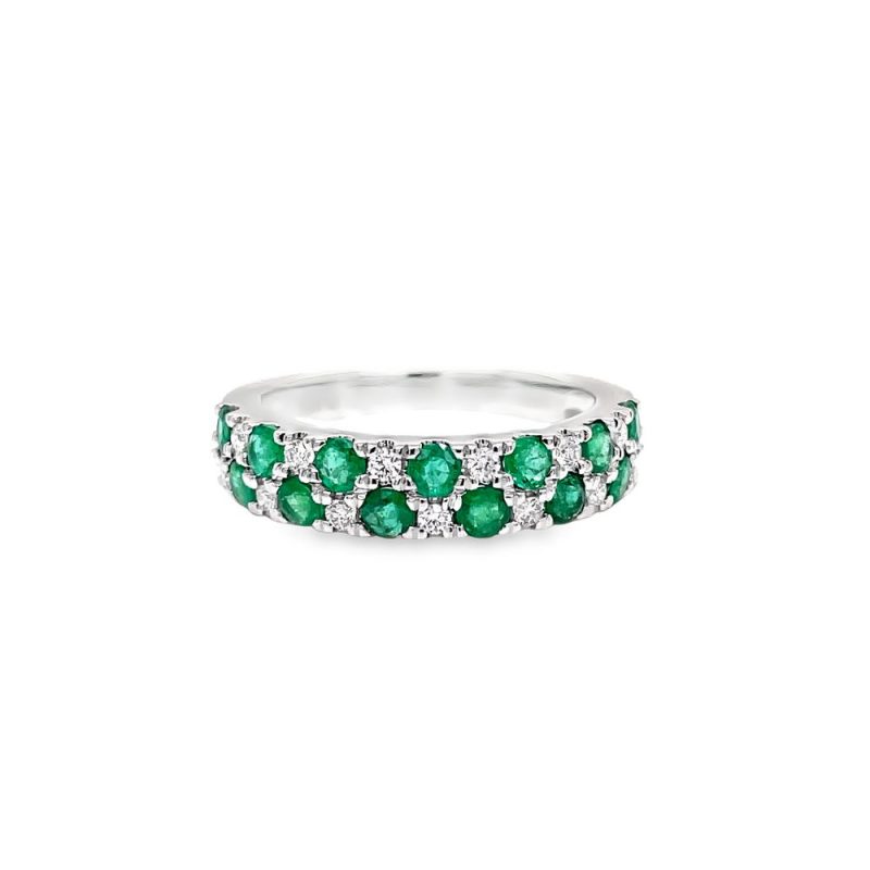 EMERALD & DIAMOND BAND