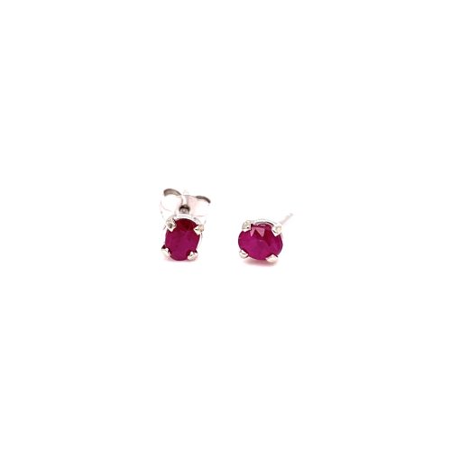 RUBY STUD EARRINGS