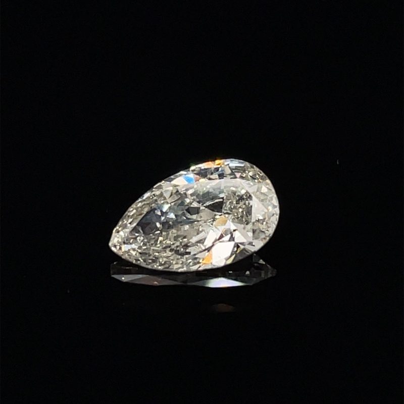1.23ct J, I1 Pear Cut Diamond