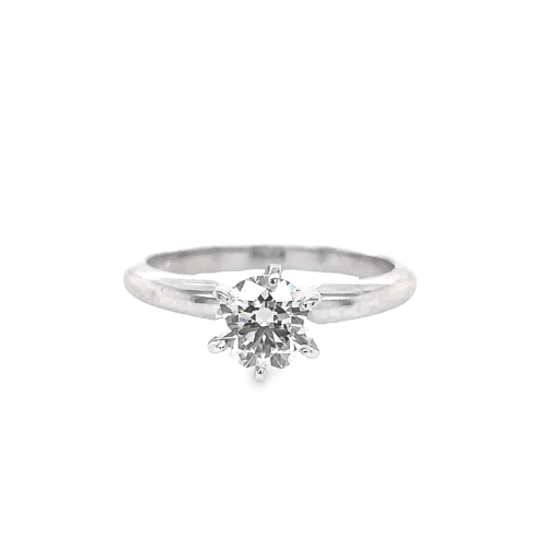 0.80ct ROUND DIAMOND ENGAGEMENT SOLITAIRE STYLE RING