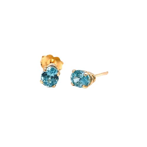 BLUE ZIRCON EARRINGS