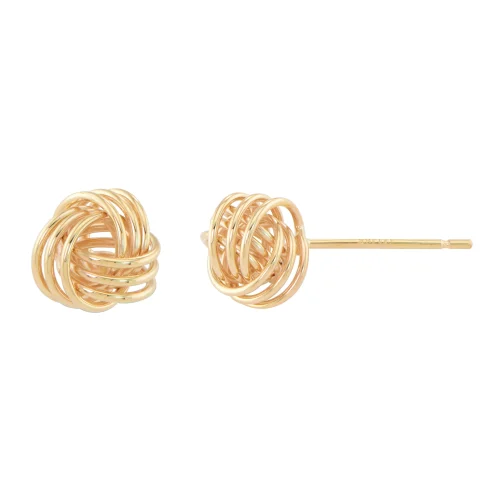 LOVE KNOT STUD EARRINGS