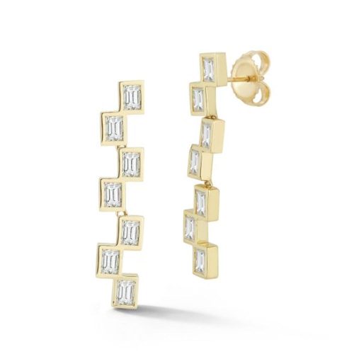 DIAMOND DANGLE EARRINGS