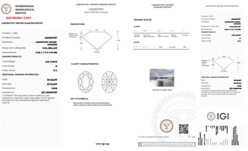 2.03ct OVAL CUT LAB GROWN DIAMOND SOLITAIRE ENGAGEMENT RING WITH HIDDEN HALO - Image 2