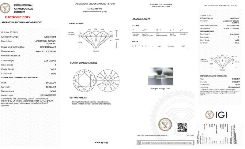 2.04ct ROUND BRILLIANT CUT LAB GROWN DIAMOND HALO ENGAGEMENT RING - Image 3