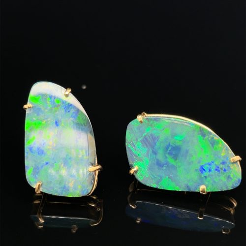 OPAL TRIPLET STUD EARRINGS