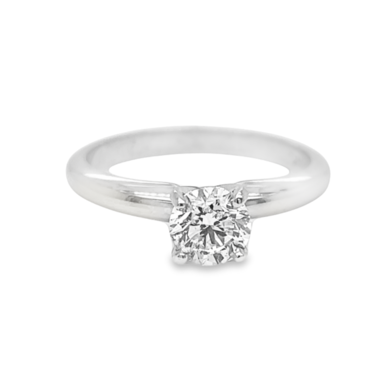 0.70ct ROUND BRILLIANT CUT DIAMOND SOLITAIRE ENGAGEMENT RING