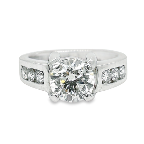 1.55ct ROUND BRILLIANT CUT DIAMOND ENGAGEMENT RING