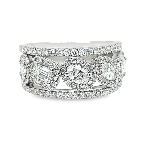 1.31ct TOTAL WEIGHT DIAMOND FASHION RING