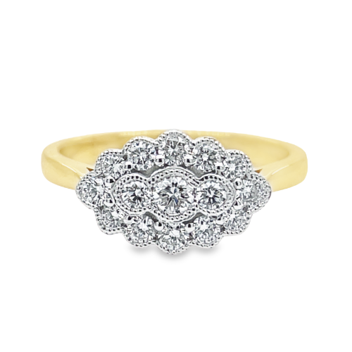 0.50ct TOTAL WEIGHT DIAMOND FASHION RING