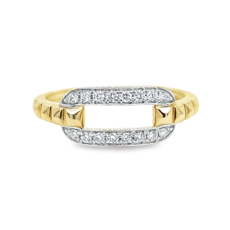 0.18ct TOTAL WEIGHT DIAMOND FASHION RING