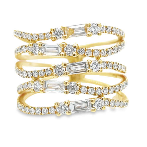1.12ct TOTAL WEIGHT DIAMOND FASHION RING