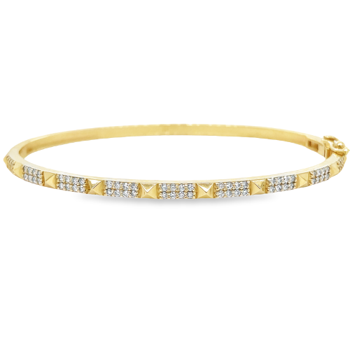 0.55ct TOTAL WEIGHT DIAMOND BANGLE BRACELET