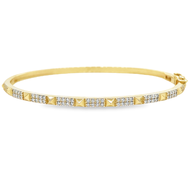 0.55ct TOTAL WEIGHT DIAMOND BANGLE BRACELET