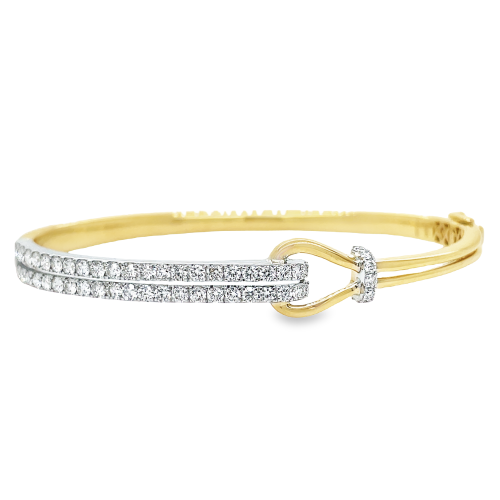 1.45ct TOTAL WEIGHT DIAMOND BANGLE BRACELET