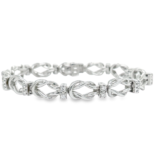 0.40ct TOTAL WEIGHT DIAMOND TENNIS BRACELET