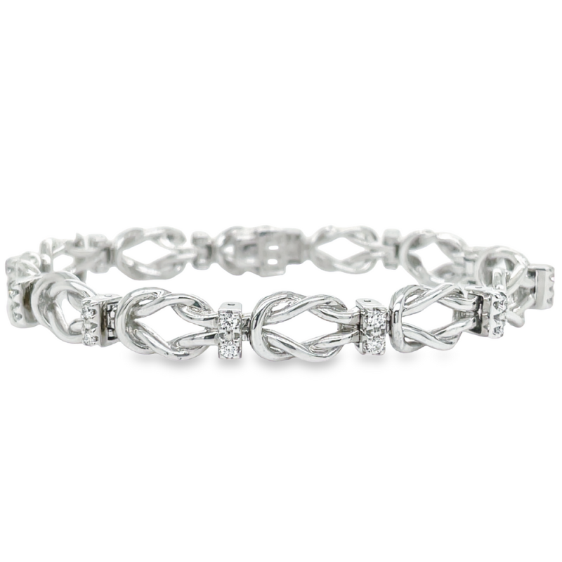 0.40ct TOTAL WEIGHT DIAMOND TENNIS BRACELET