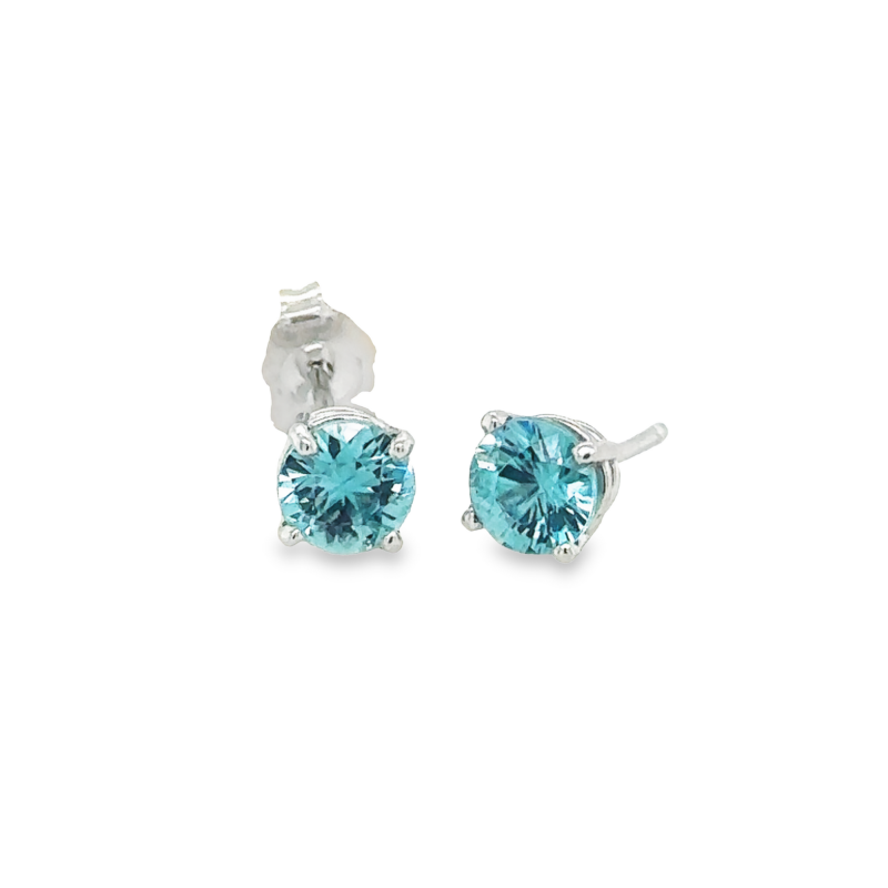 BLUE ZIRCON EARRINGS