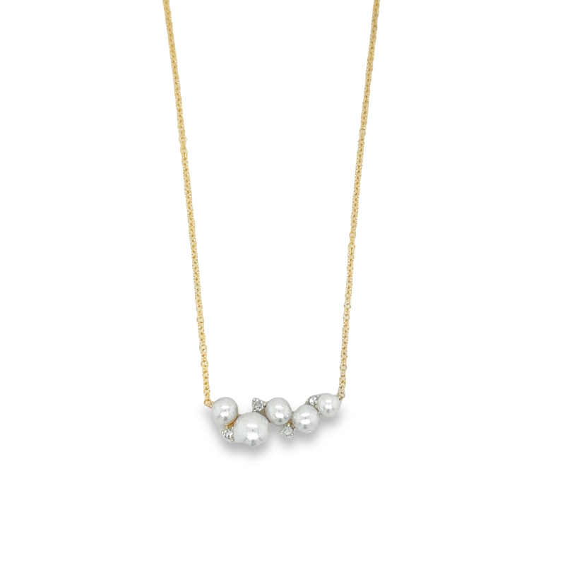 PEARL & DIAMOND NECKLACE