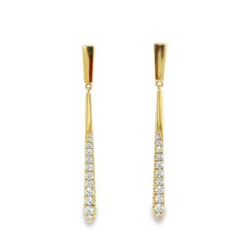 DIAMOND DANGLE EARRINGS