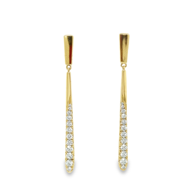 DIAMOND DANGLE EARRINGS