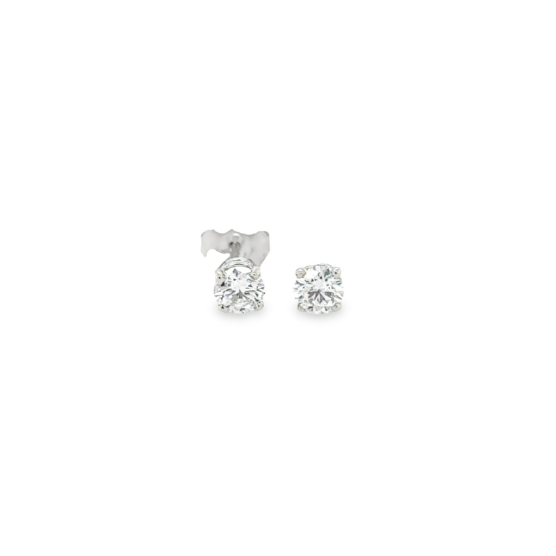 0.56ct TOTAL WEIGHT DIAMOND STUD EARRINGS