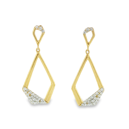DIAMOND DANGLE EARRINGS