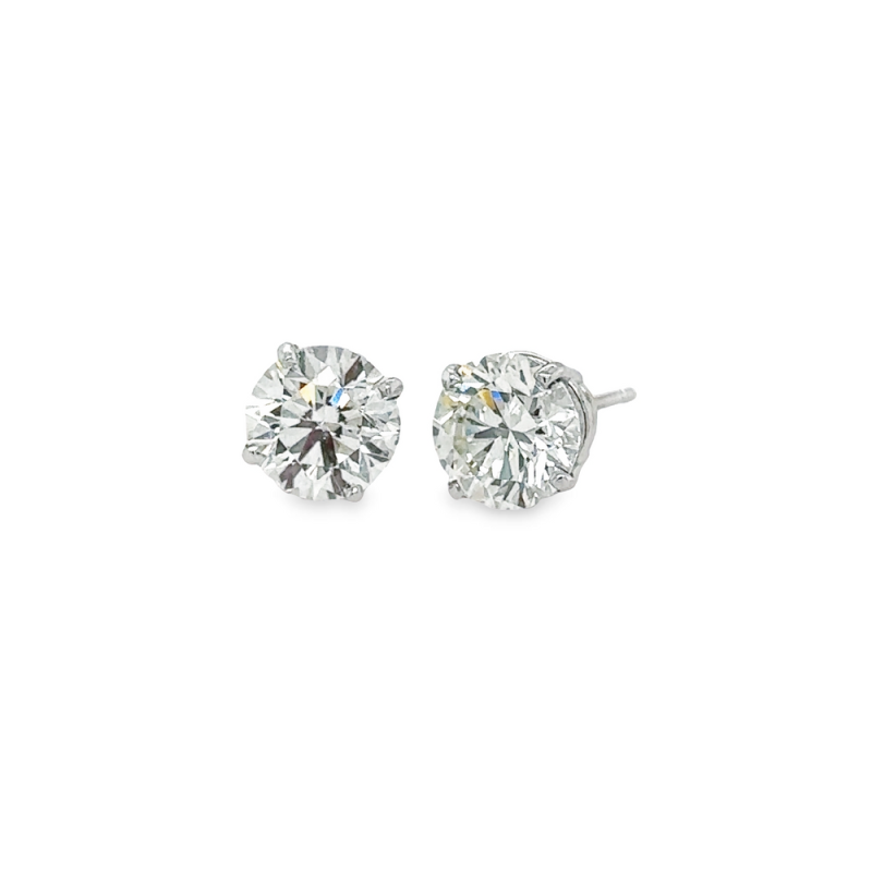 3.01ct TOTAL WEIGHT DIAMOND STUD EARRINGS