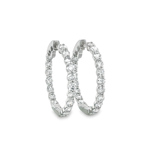 DIAMOND HOOP EARRINGS