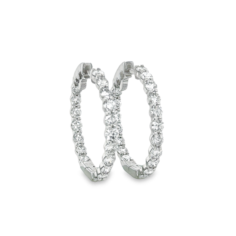 DIAMOND HOOP EARRINGS