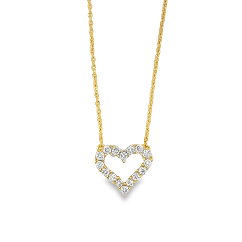 DIAMOND HEART NECKLACE