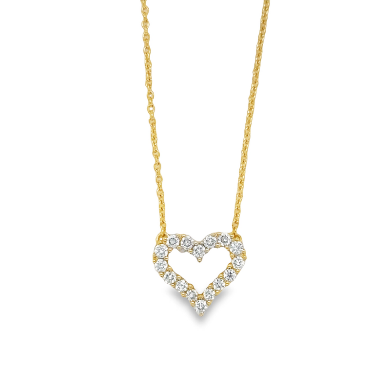 DIAMOND HEART NECKLACE