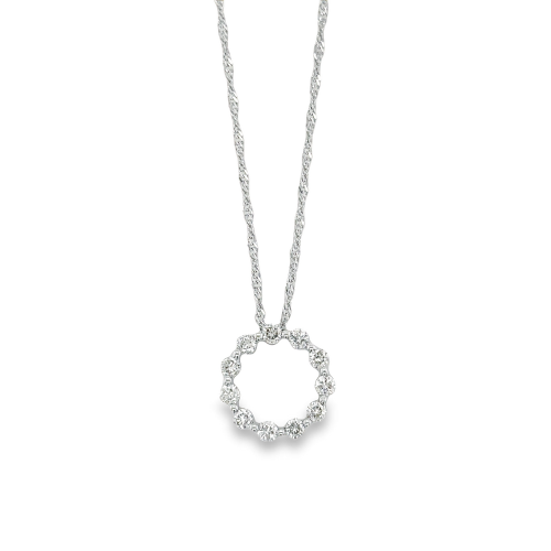 DIAMOND CIRCLE NECKLACE