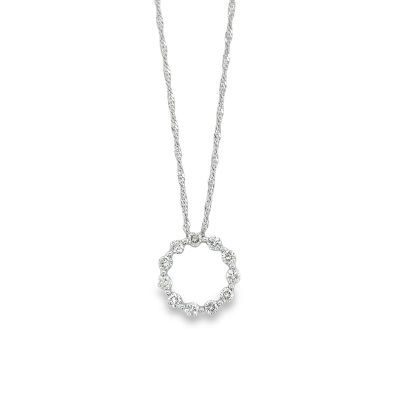 DIAMOND CIRCLE NECKLACE